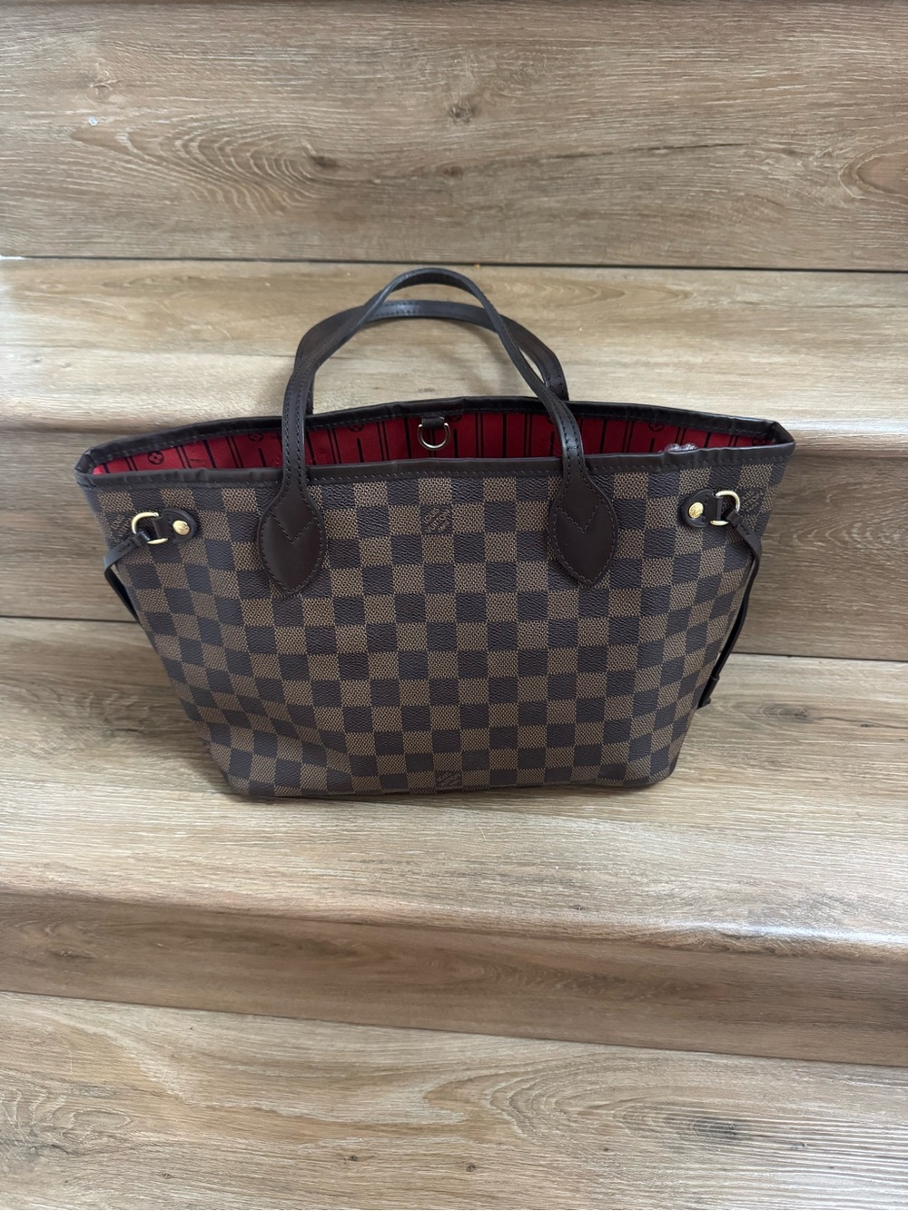 LOUIS VUITTON NEVERFULL PM IN DAMIER EBENE - Picture 3 of 15